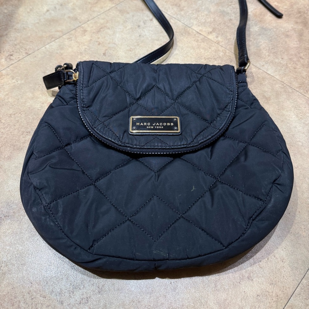 Marc Jacobs Quilted Black Crossbody Bag